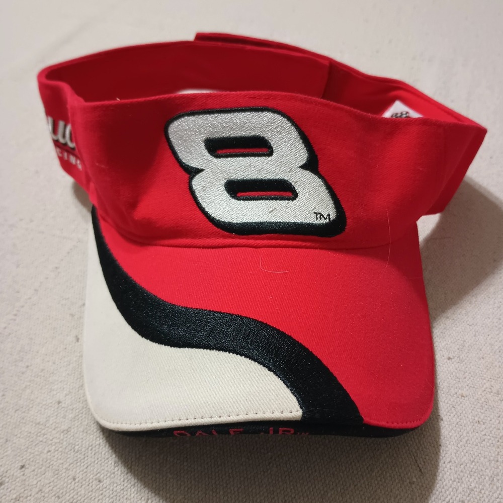 Winners Circle Dale Jr. #8 NASCAR Visor‎ Budweiser Racing Adjustable One Size